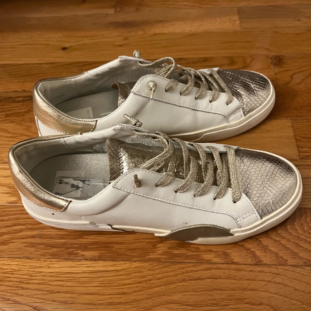 Dolce vita sneakers gold and white - Picture 7 of 9